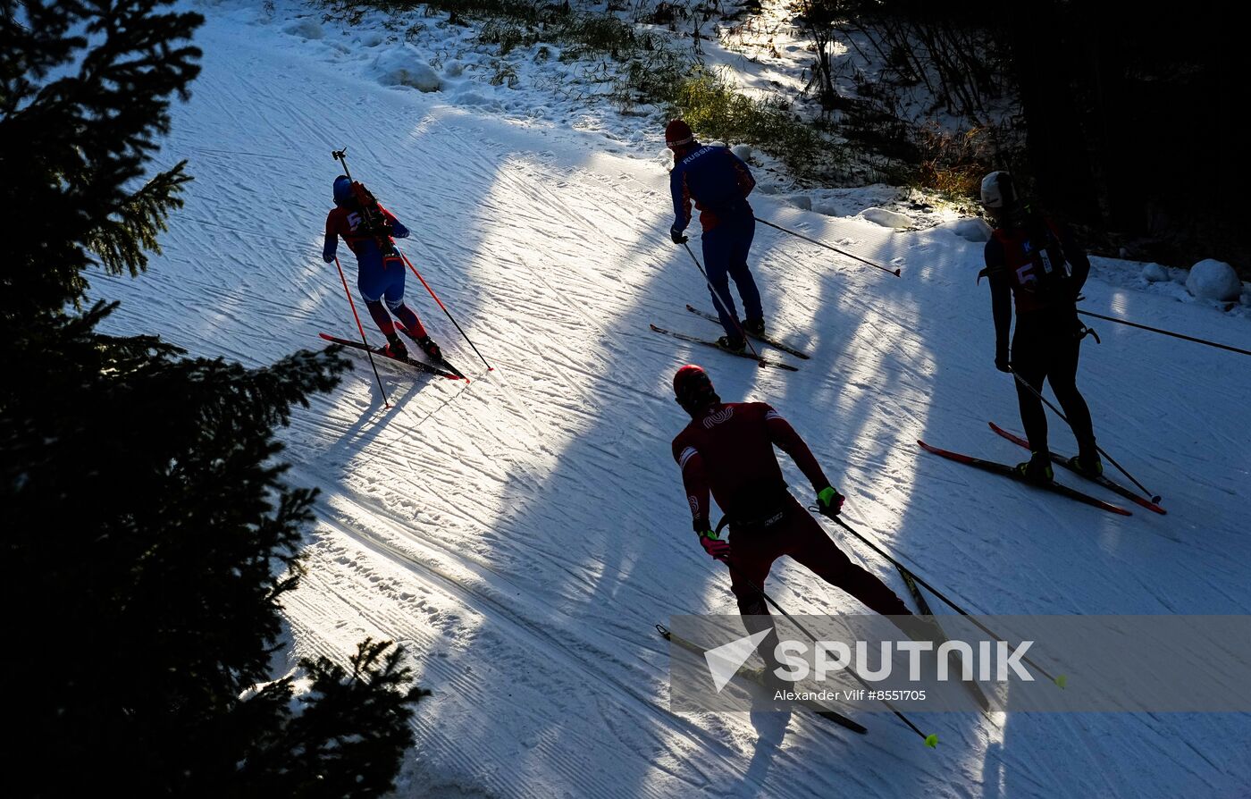 Russia Biathlon Preseason Training