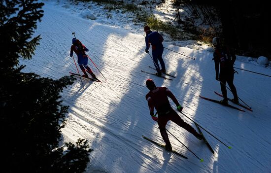 Russia Biathlon Preseason Training