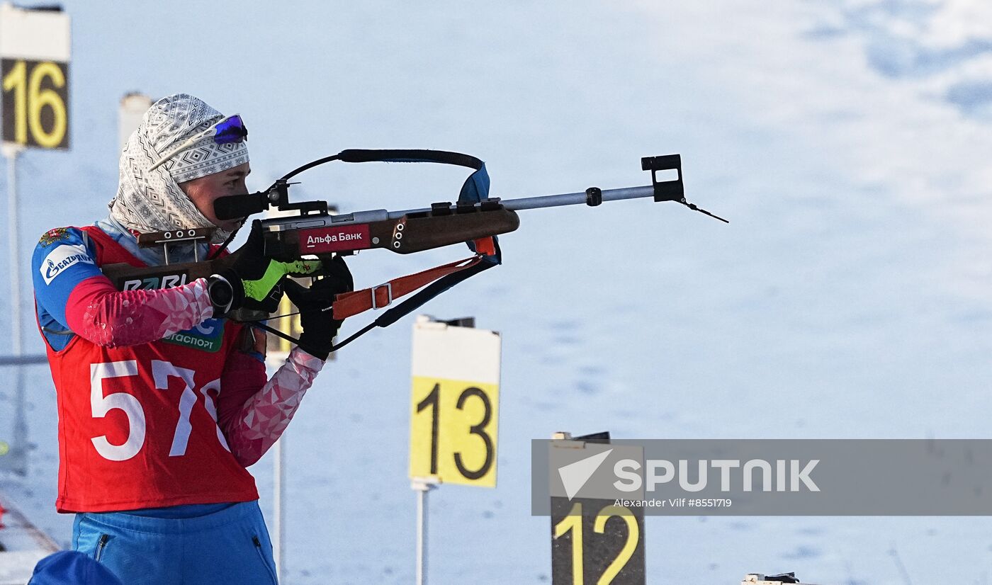 Russia Biathlon Preseason Training