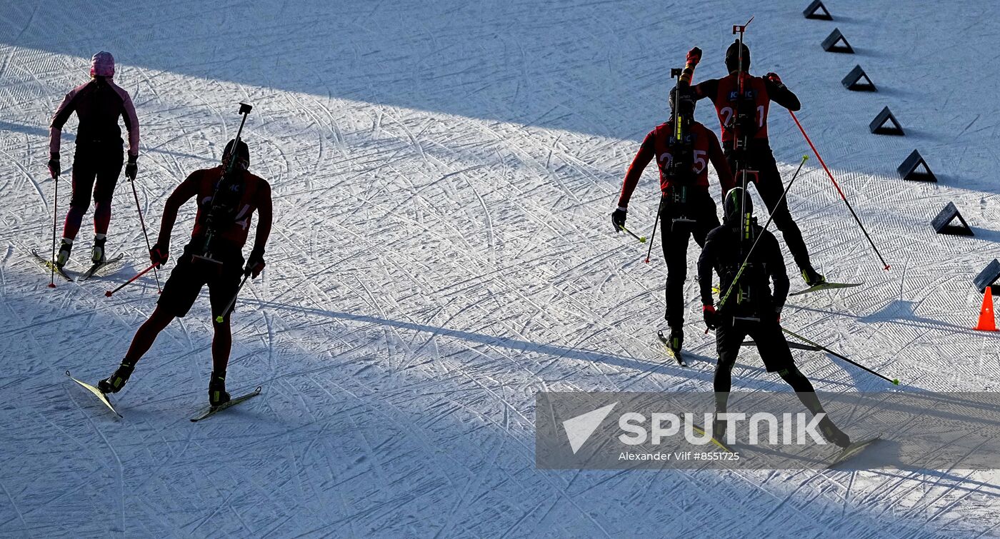 Russia Biathlon Preseason Training