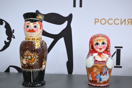 International RUSSIA EXPO forum and exhibition. Preparation for department store opening
