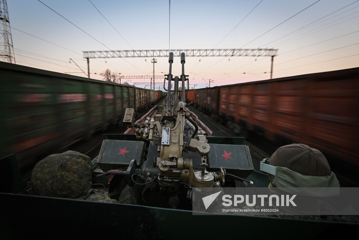 Russia Ukraine Military Operation Armored Train