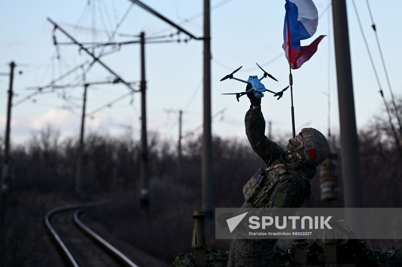 Russia Ukraine Military Operation Armored Train