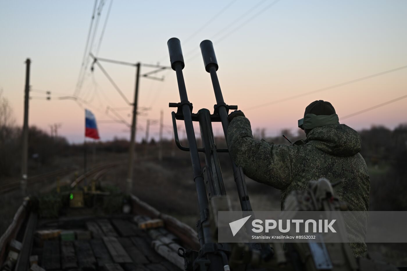 Russia Ukraine Military Operation Armored Train