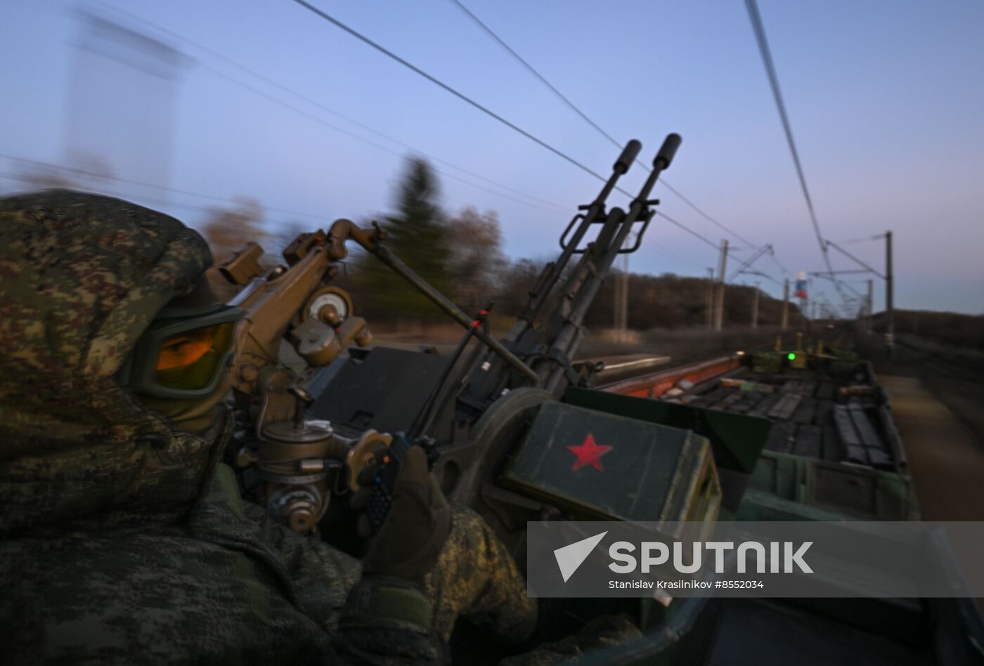 Russia Ukraine Military Operation Armored Train