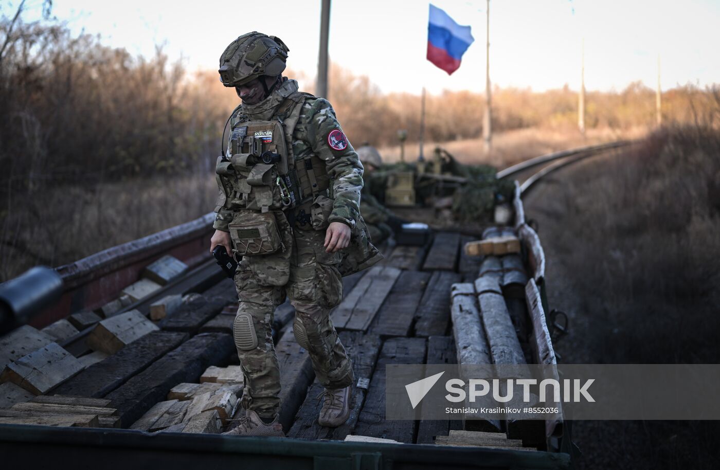 Russia Ukraine Military Operation Armored Train