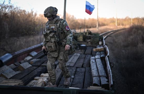 Russia Ukraine Military Operation Armored Train