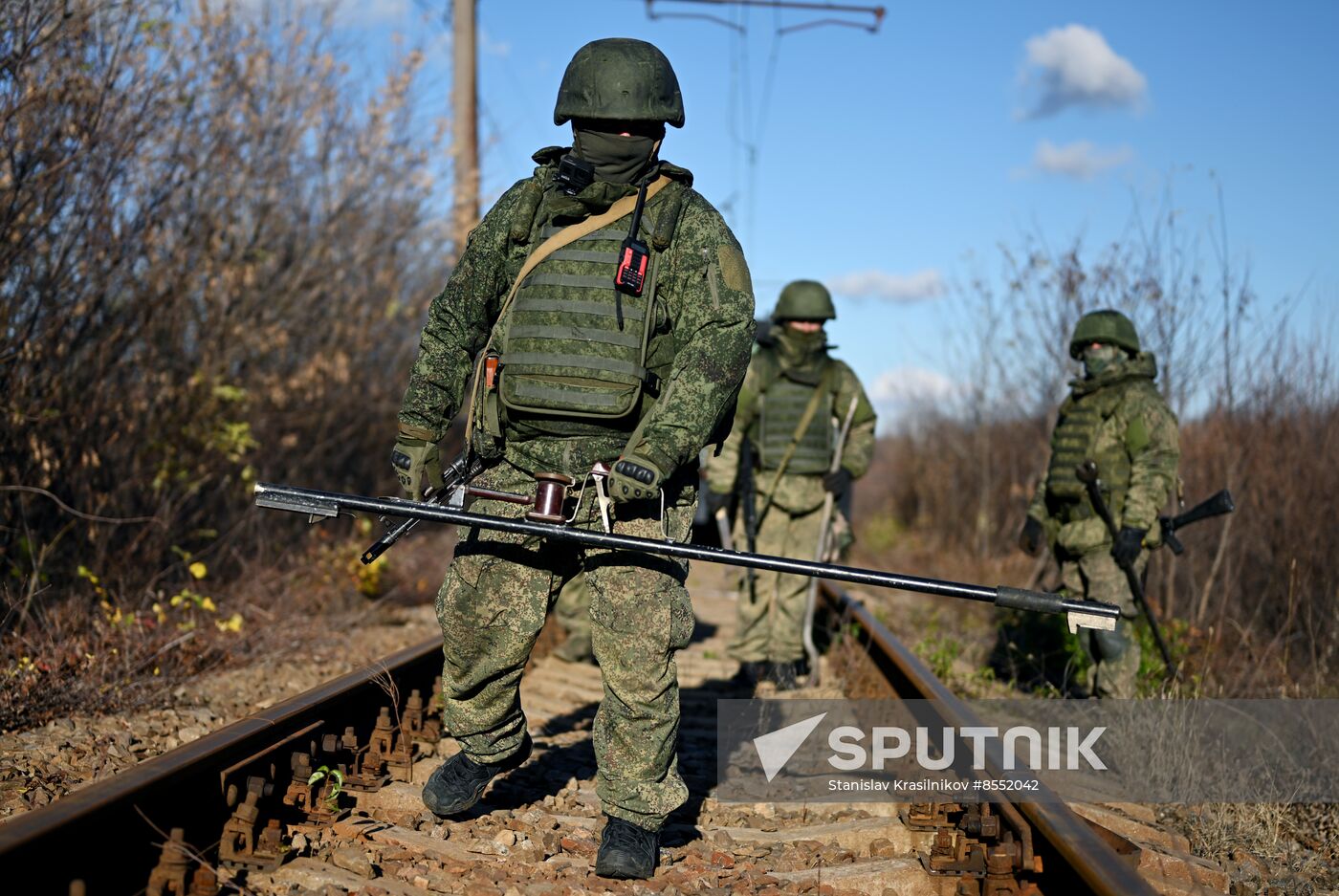 Russia Ukraine Military Operation Armored Train