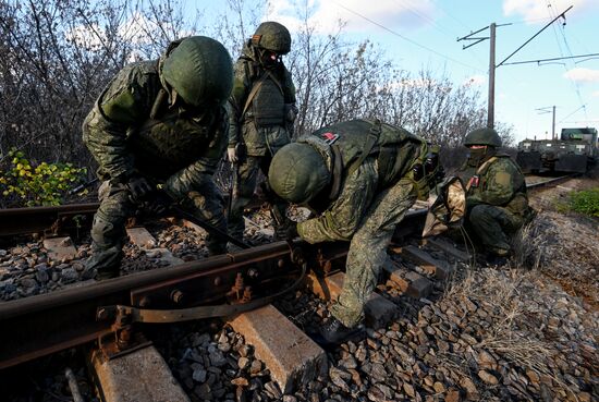Russia Ukraine Military Operation Armored Train