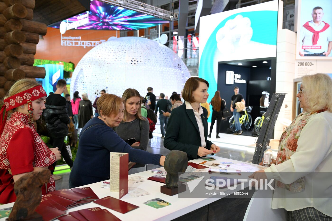 International RUSSIA EXPO forum and exhibition. Meeting with deputies