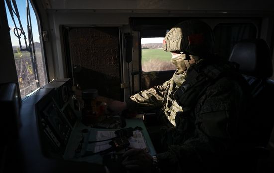 Russia Ukraine Military Operation Armored Train