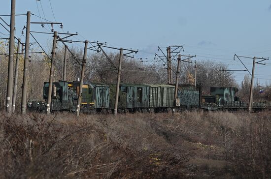 Russia Ukraine Military Operation Armored Train