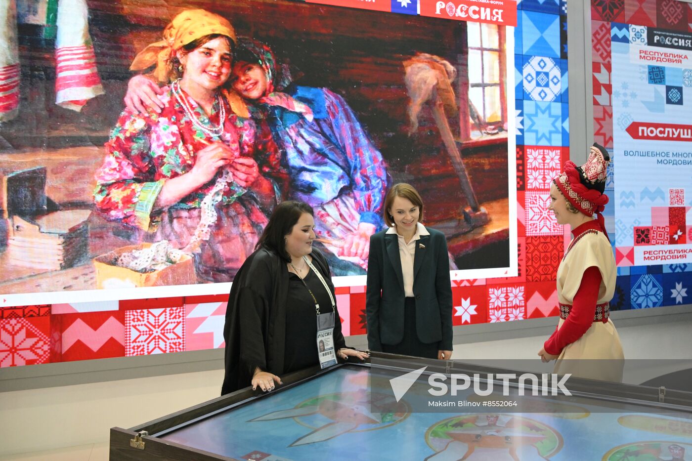 International RUSSIA EXPO forum and exhibition. Meeting with deputies