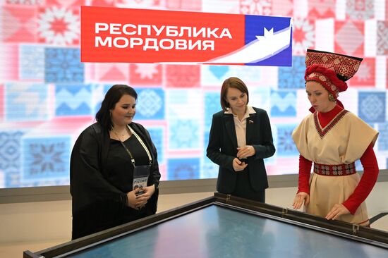 International RUSSIA EXPO forum and exhibition. Meeting with deputies