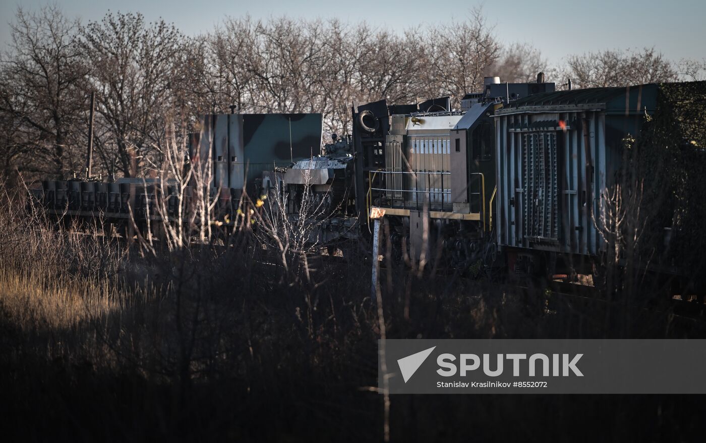 Russia Ukraine Military Operation Armored Train