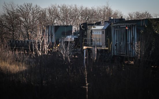 Russia Ukraine Military Operation Armored Train