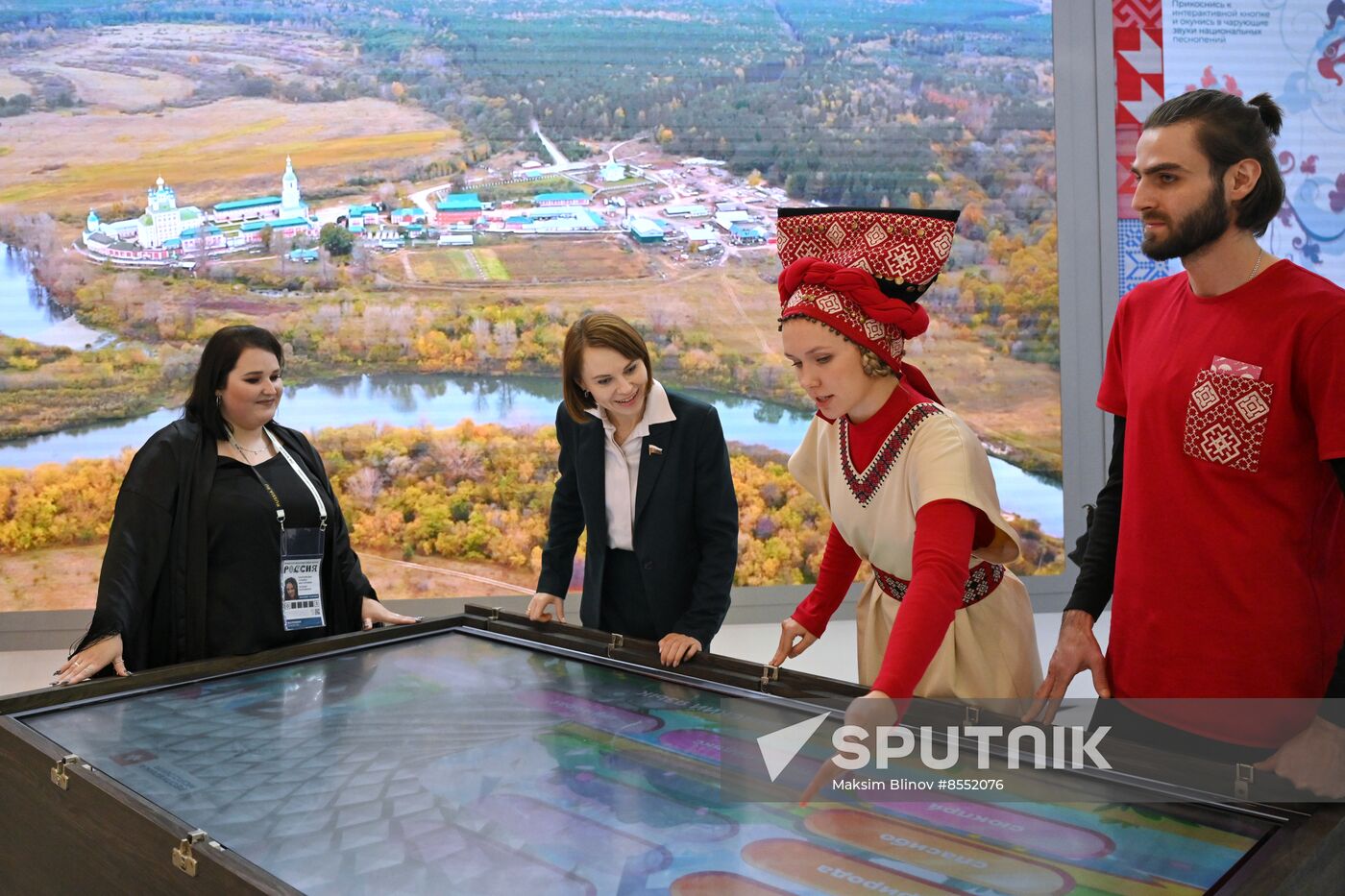 International RUSSIA EXPO forum and exhibition. Meeting with deputies