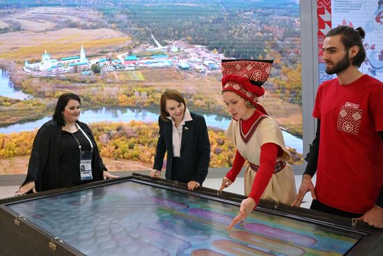International RUSSIA EXPO forum and exhibition. Meeting with deputies
