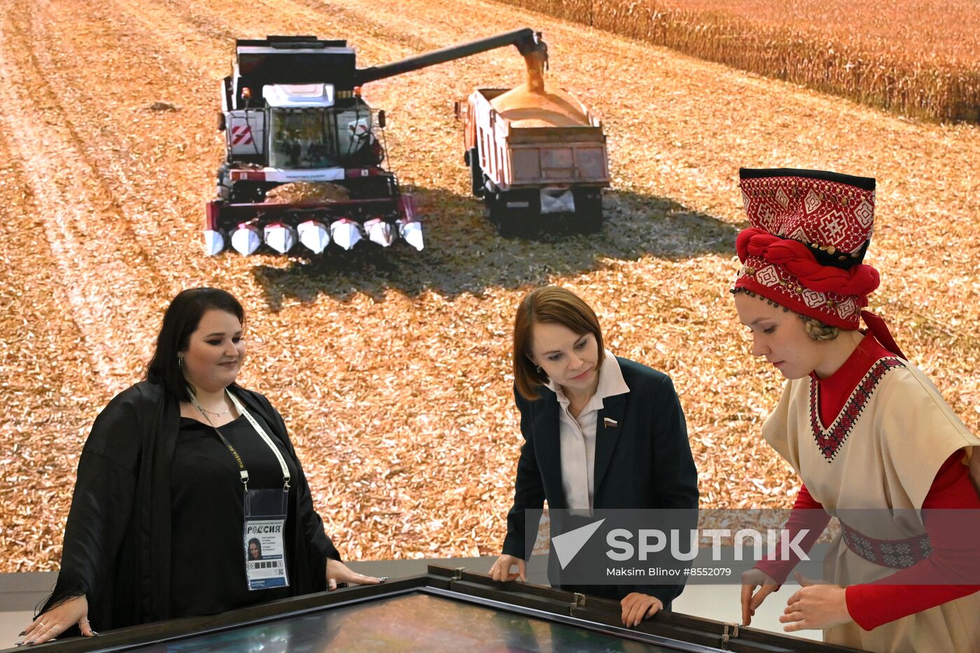 International RUSSIA EXPO forum and exhibition. Meeting with deputies