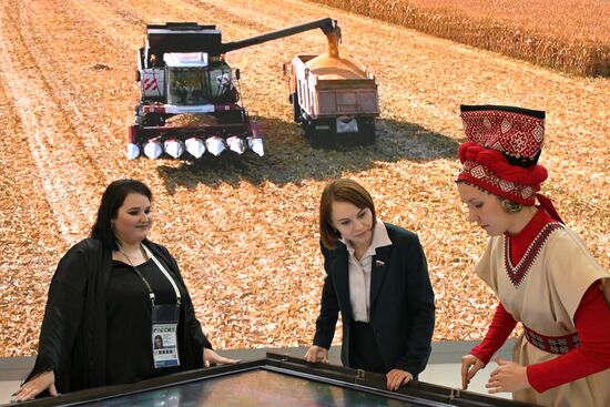 International RUSSIA EXPO forum and exhibition. Meeting with deputies