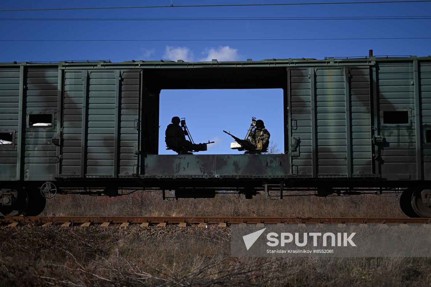 Russia Ukraine Military Operation Armored Train