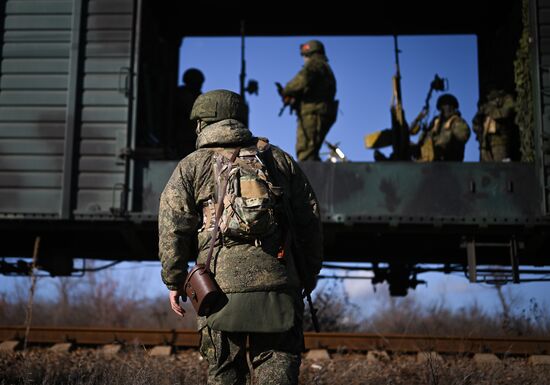 Russia Ukraine Military Operation Armored Train