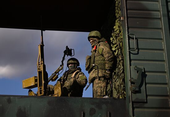 Russia Ukraine Military Operation Armored Train