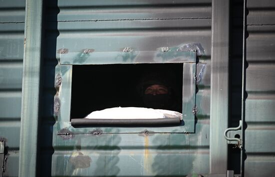 Russia Ukraine Military Operation Armored Train