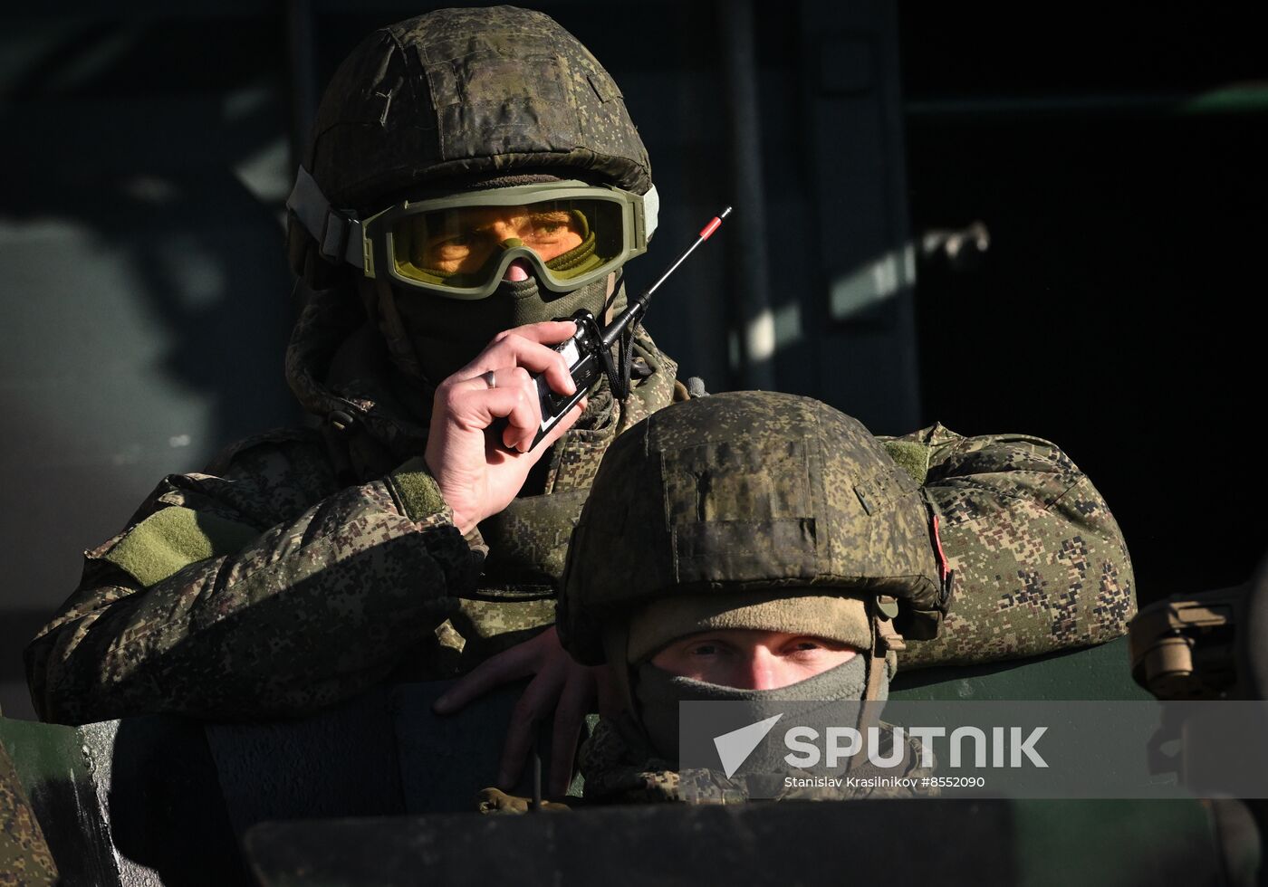 Russia Ukraine Military Operation Armored Train