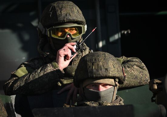 Russia Ukraine Military Operation Armored Train