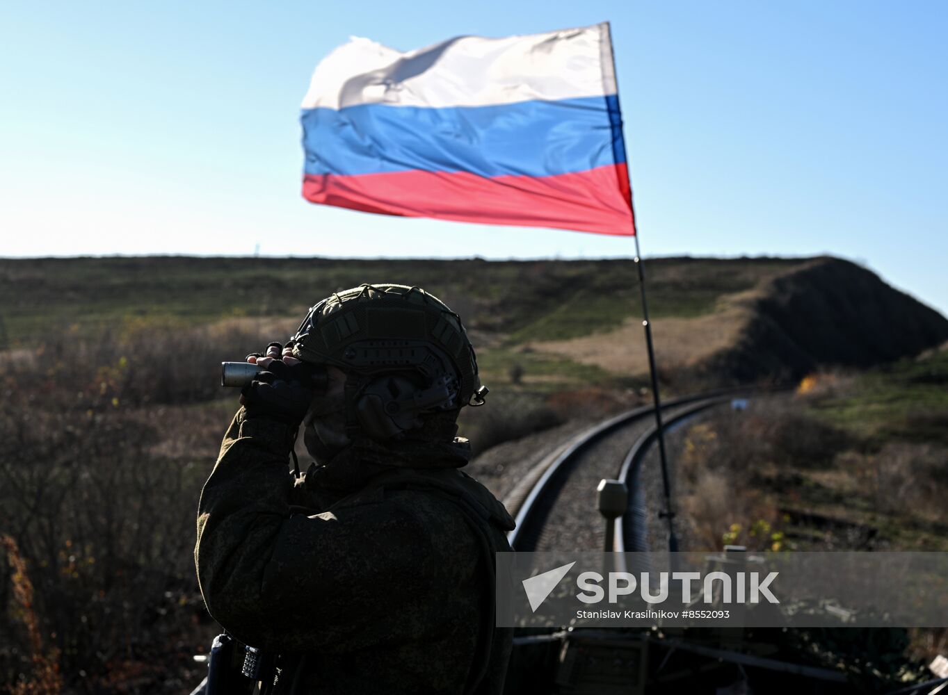 Russia Ukraine Military Operation Armored Train