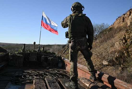 Russia Ukraine Military Operation Armored Train