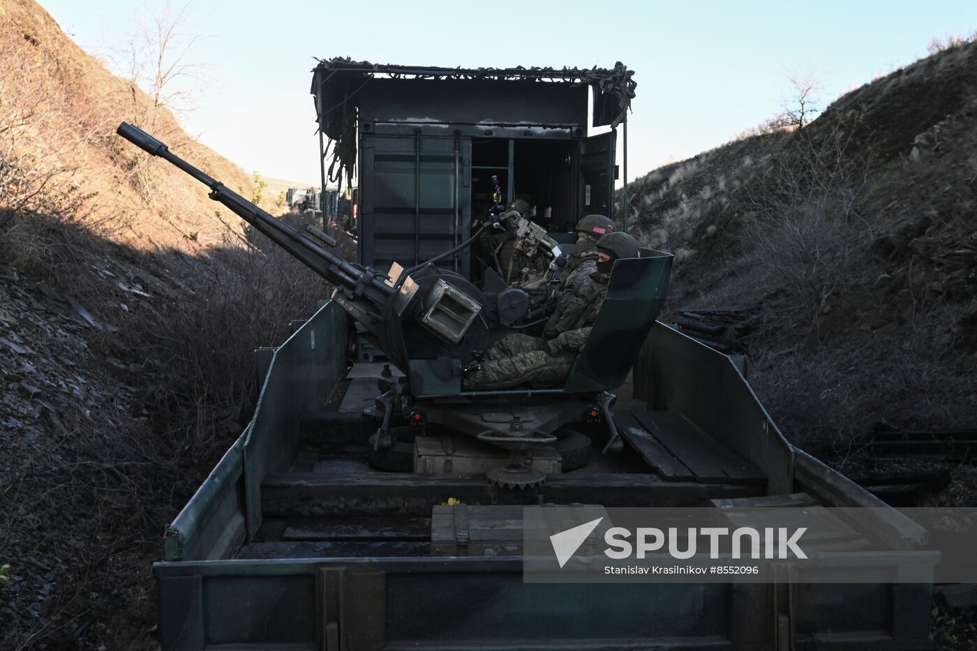 Russia Ukraine Military Operation Armored Train