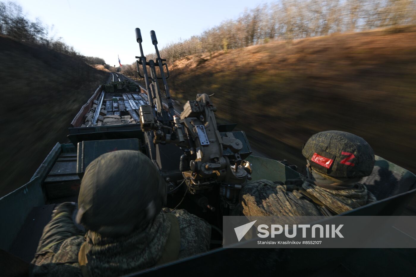 Russia Ukraine Military Operation Armored Train