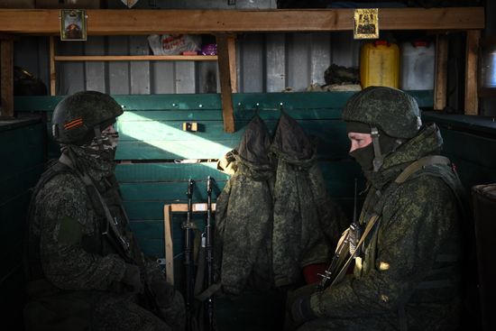 Russia Ukraine Military Operation Armored Train