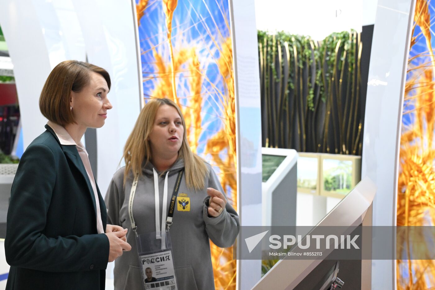 International RUSSIA EXPO forum and exhibition. Meeting with deputies