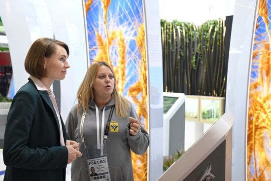 International RUSSIA EXPO forum and exhibition. Meeting with deputies