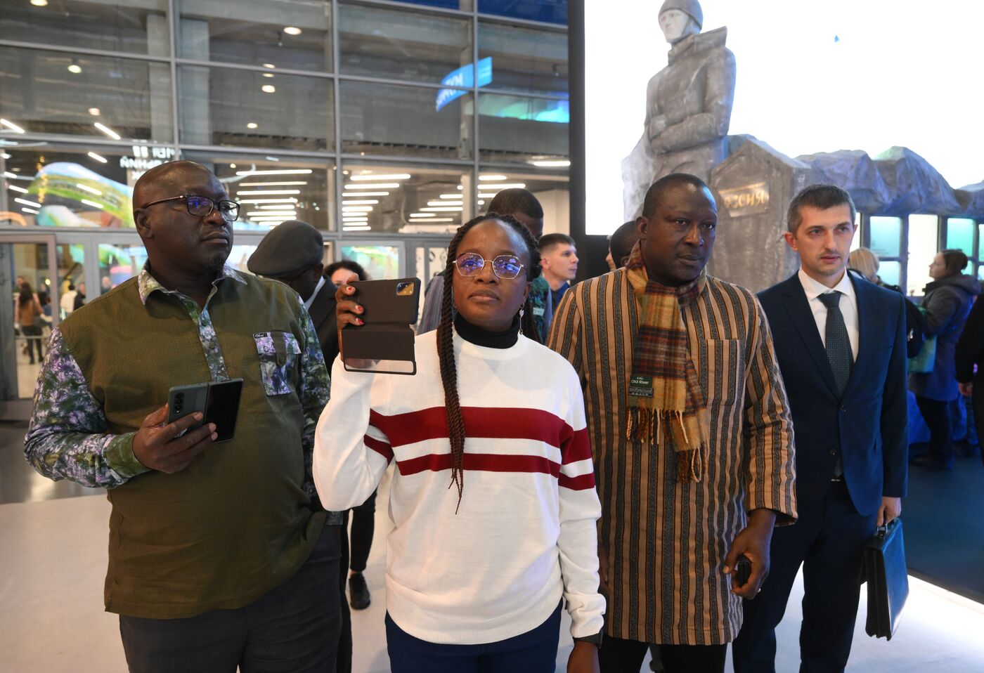 International RUSSIA EXPO Forum and Exhibition. Burkina-Faso delegation
