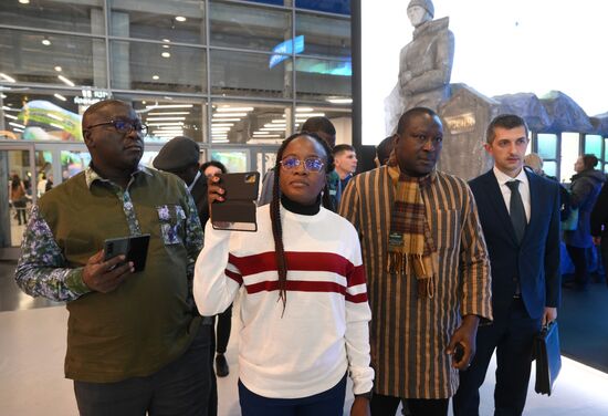 International RUSSIA EXPO Forum and Exhibition. Burkina-Faso delegation