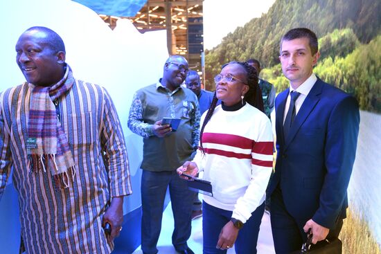 International RUSSIA EXPO Forum and Exhibition. Burkina-Faso delegation