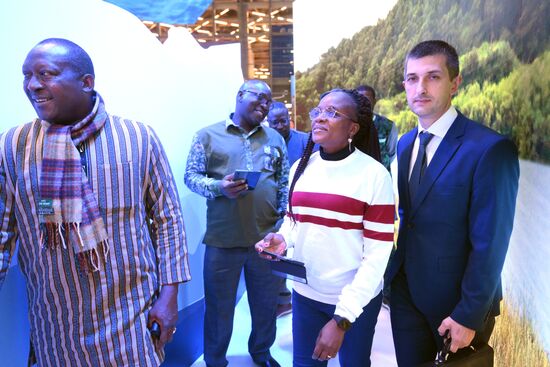 International RUSSIA EXPO Forum and Exhibition. Burkina-Faso delegation
