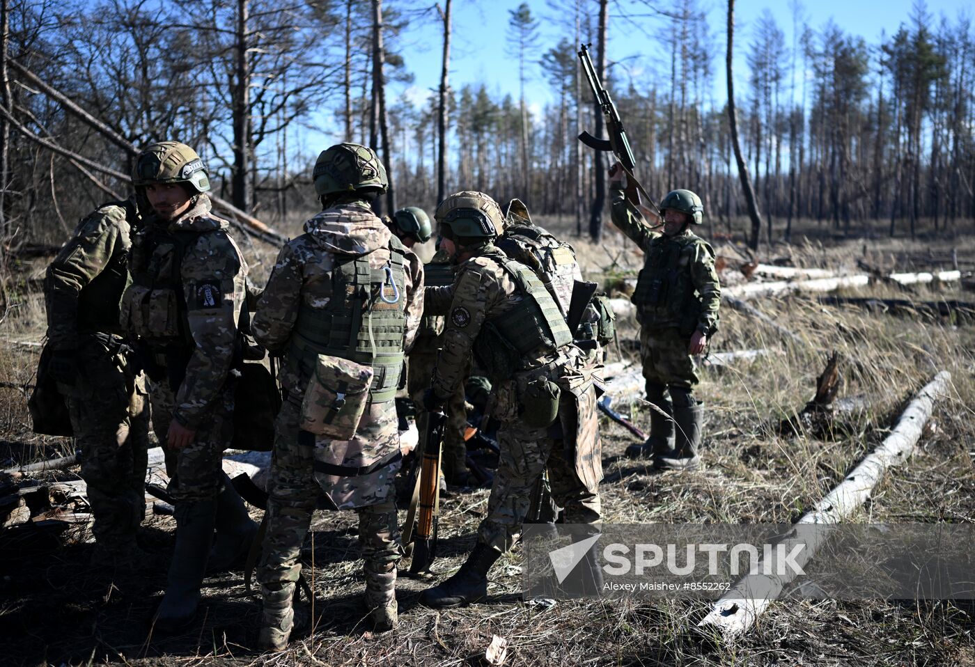 Russia Ukraine Military Operation Troops Training