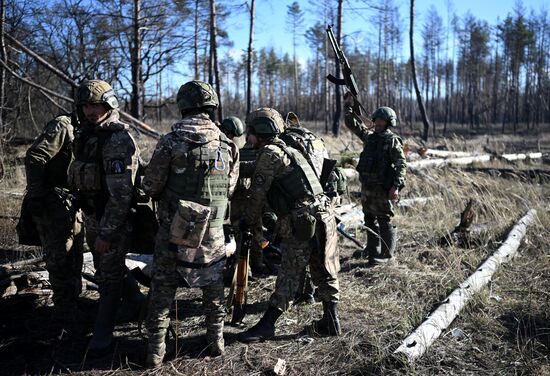 Russia Ukraine Military Operation Troops Training