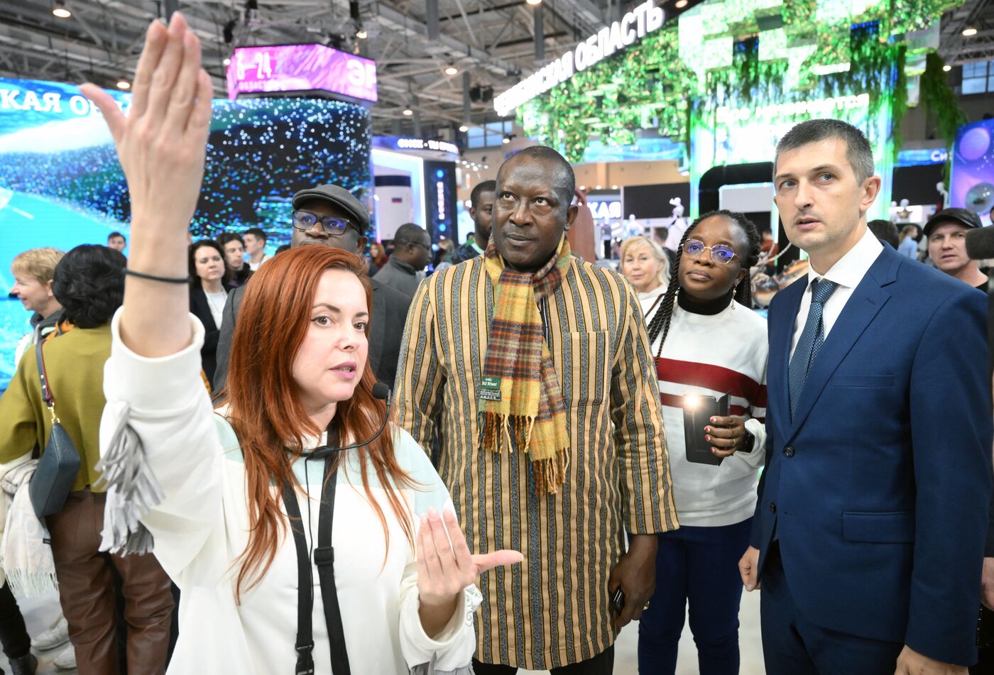 International RUSSIA EXPO Forum and Exhibition. Burkina-Faso delegation