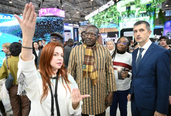 International RUSSIA EXPO Forum and Exhibition. Burkina-Faso delegation