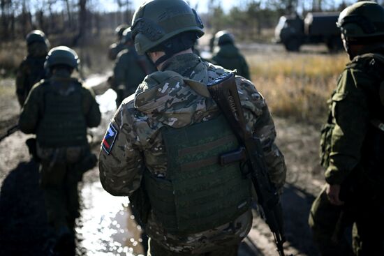 Russia Ukraine Military Operation Troops Training