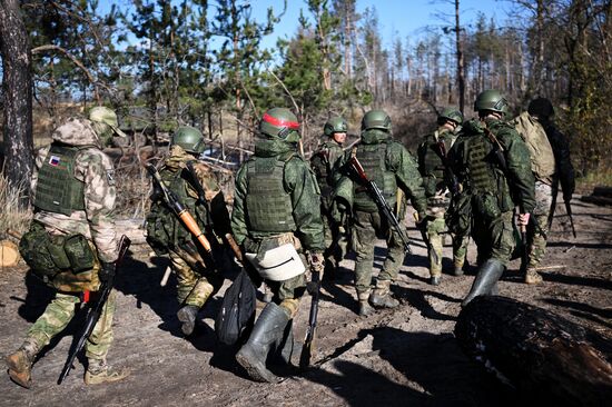 Russia Ukraine Military Operation Troops Training