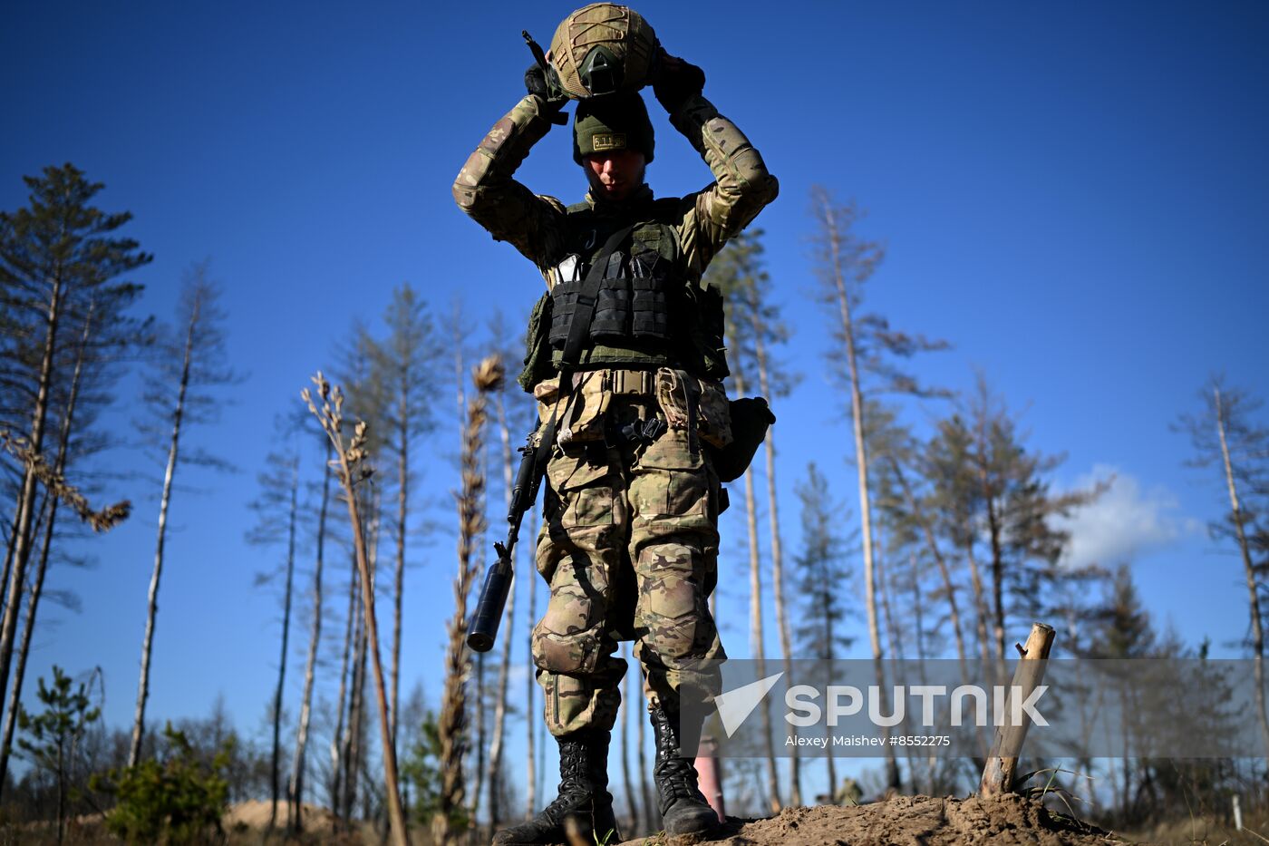 Russia Ukraine Military Operation Troops Training
