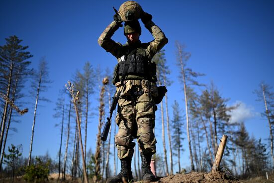 Russia Ukraine Military Operation Troops Training