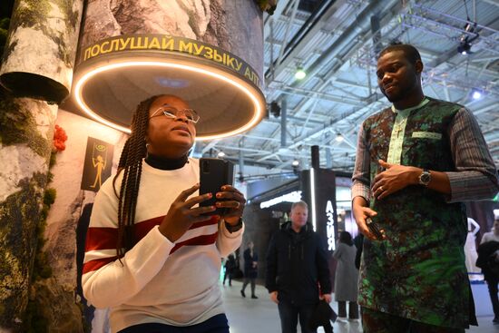 International RUSSIA EXPO Forum and Exhibition. Burkina-Faso delegation